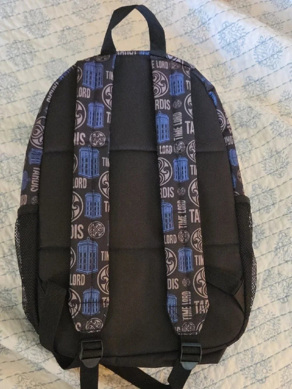 Bioworld Doctor Who TARDIS Black & Blue Backpack